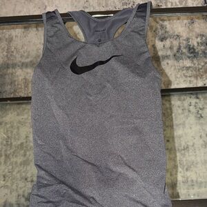Nike Women's Heather Gray Tank Top